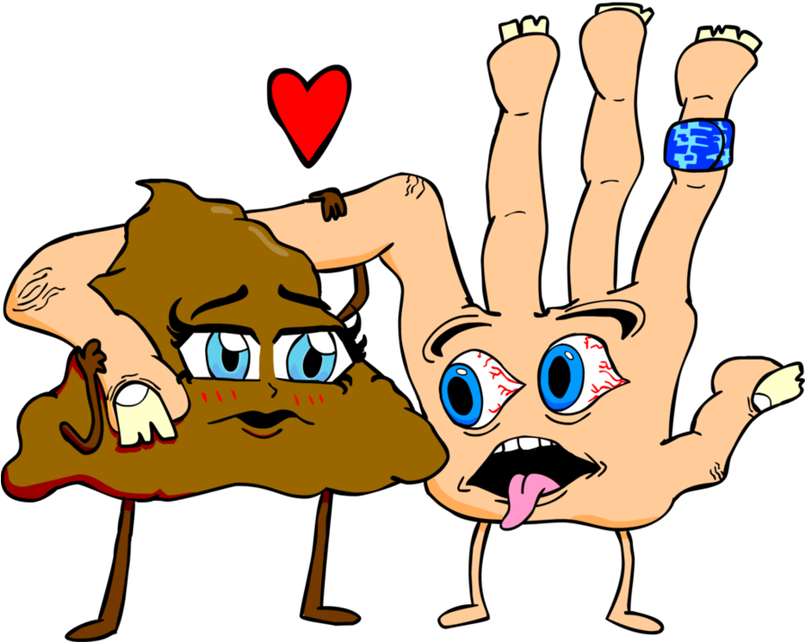 Poop Emoji X High Five Emoji Commission By Suchgreatheights - Emoji (1024x1023)