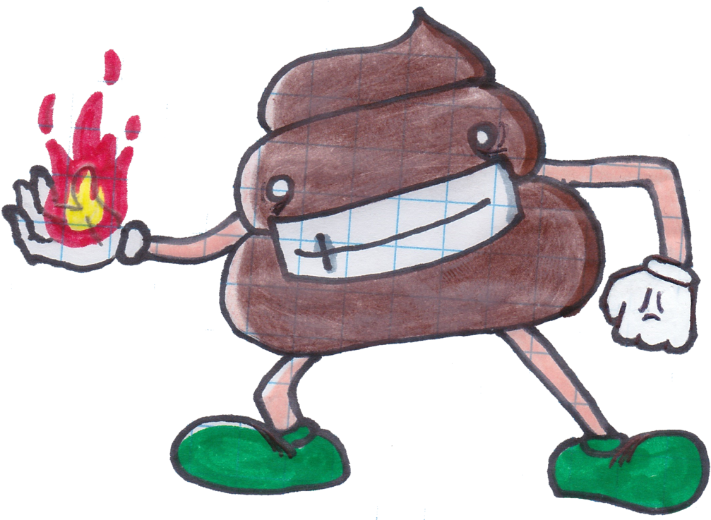 Poop By Berleon - Cartoon (1024x742)