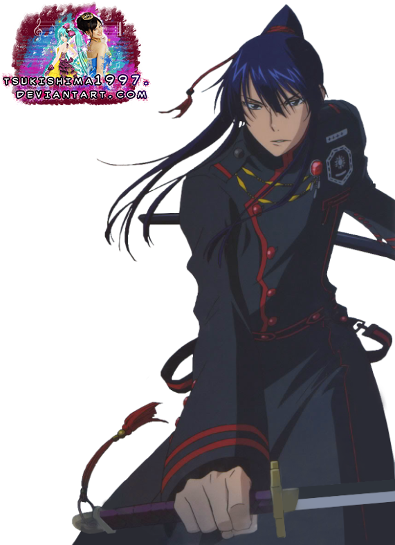 Kanda Render By Tsukishima1997 - D Gray Man Kanda (582x800)
