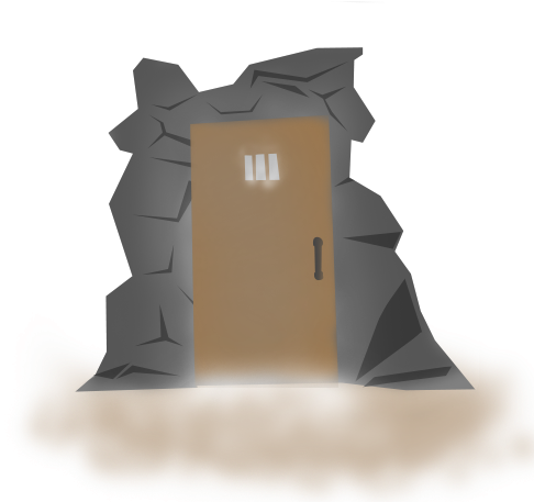 Generic Cave Door By Dare0021 - Clip Art (500x500)
