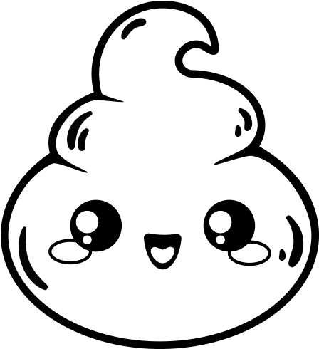 Emoji - Poop - Pile Of Poo Emoji (500x500)