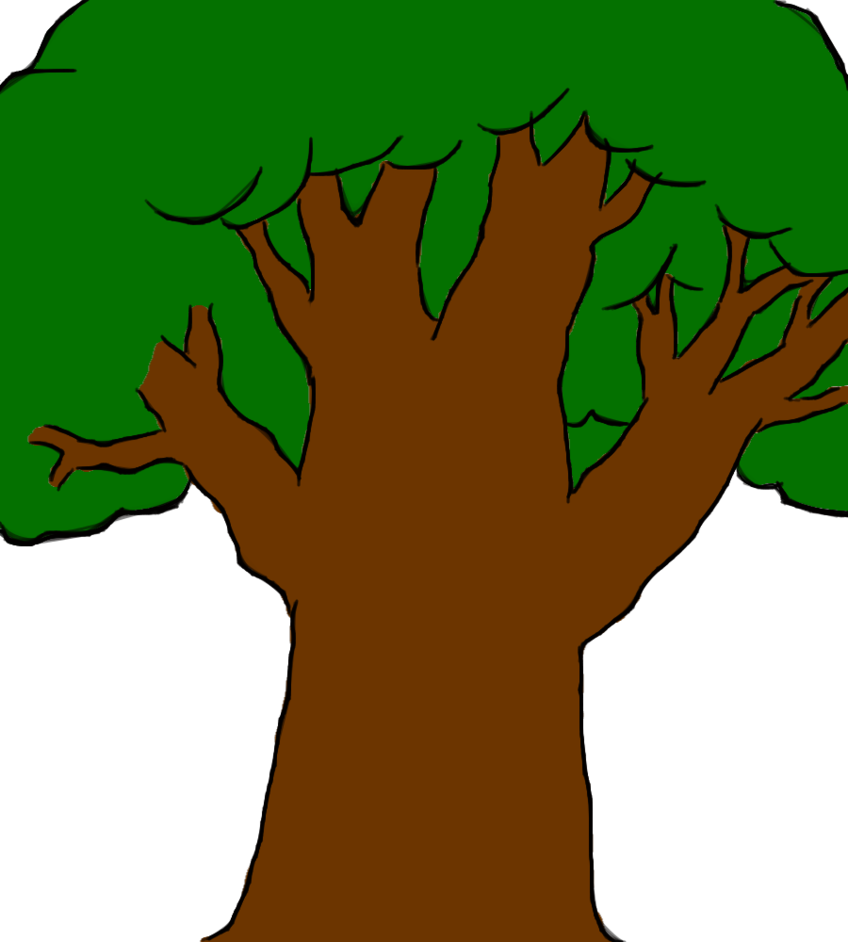 How To Draw A Cartoon Tree By S315 On Deviantart - Cartoon Tree Drawing (848x942)