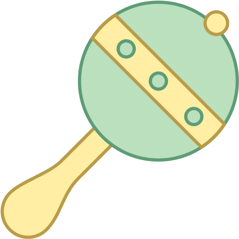Baby Rattle Png Background Image - Baby Rattle Png (512x512)