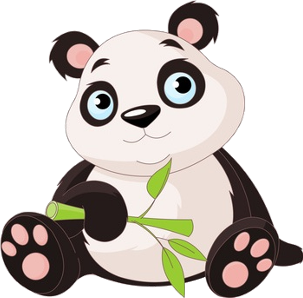 Panda Bears Cartoon Animal Images Free To Download - Cute Panda Bear Cartoon (600x600)