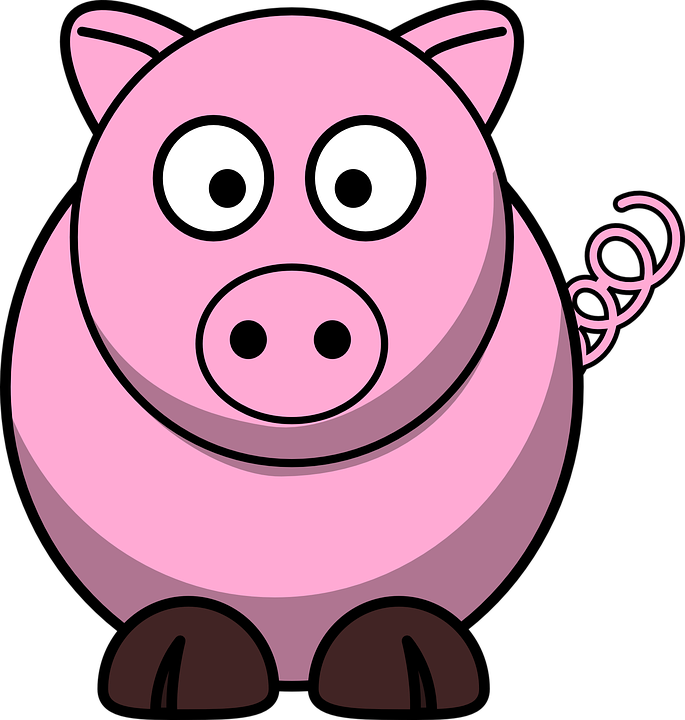 Cartoon Pigs - Edmond Memorial High School (685x720)