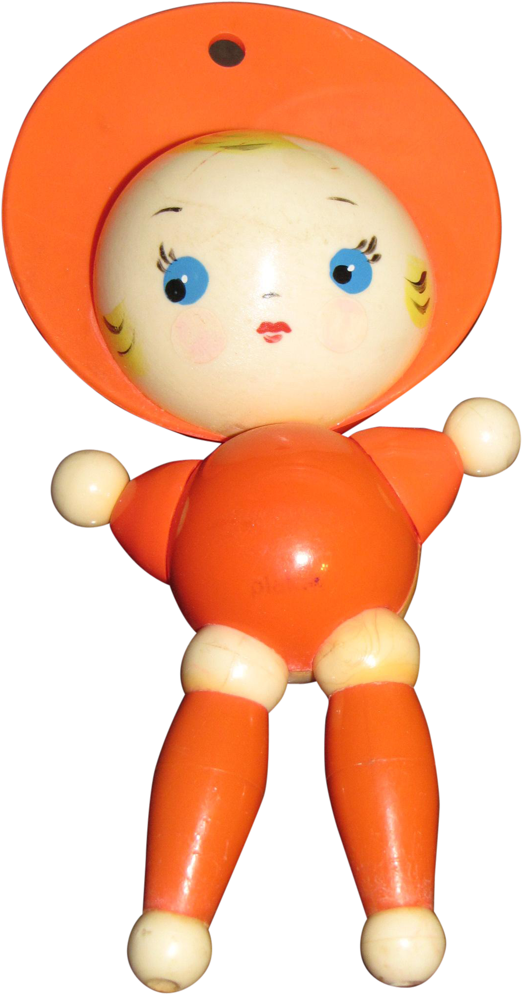 Vintage Baby Rattle - Doll (2013x2013)