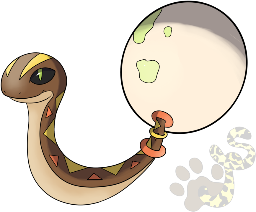 Baby Rattle Snake - Cartoon (1024x853)