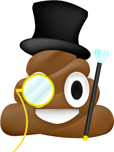 The Coolest Poop Ever - Classy Poop (512x512)