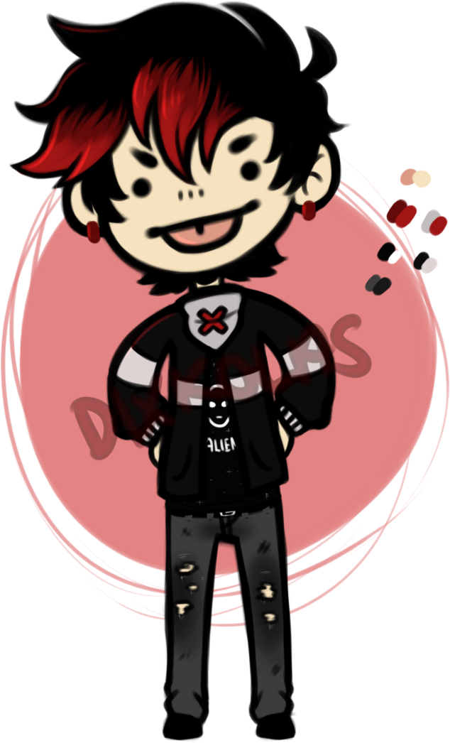 Generic Anime Protag Boy By Dixkolas - Cartoon (730x1095)