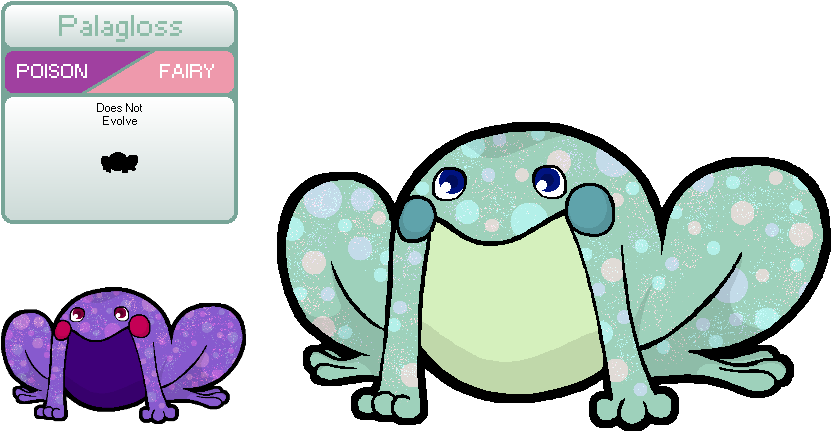 Generic Filler Frog Pokemon Pokemon I Guess Other Fakemon - Cartoon (884x470)