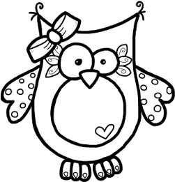 Cre8tive Hands - Melonheadz Black And White Owl (300x400)