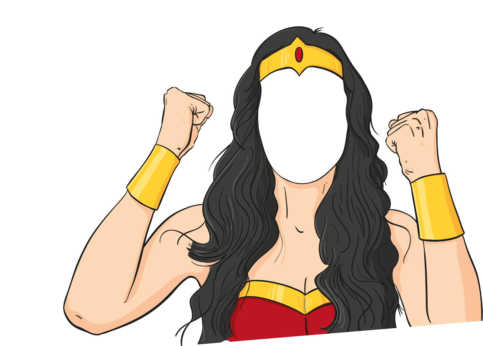 Wonder Woman Png Transparent Free Images - Free Wonder Woman Clipart (1711x1286)