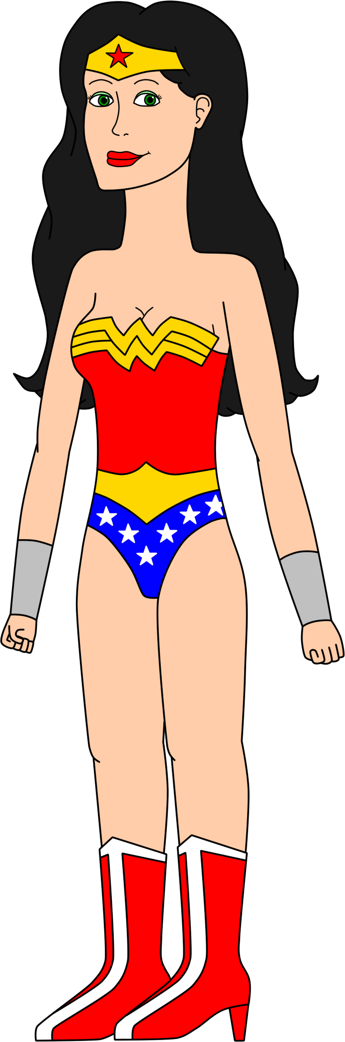 Bianca Dupree As Wonder Woman By Nick07208 - Bianca Dupree As Wonder Woman By Nick07208 (691x2087)