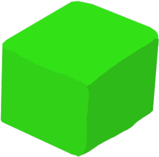 Green Square Clipart - Rupia Zelda (500x410)