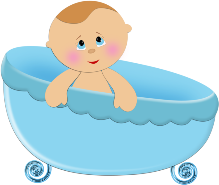 ϦᎯϧy ‿✿⁀ - Blue Bathtub Drawing (800x690)