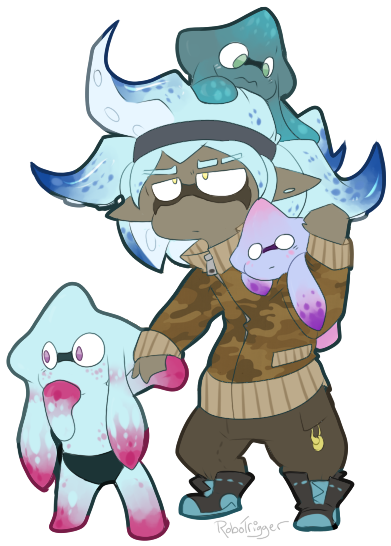 Baby Sitter - Splatoon Baby Inkling (421x596)