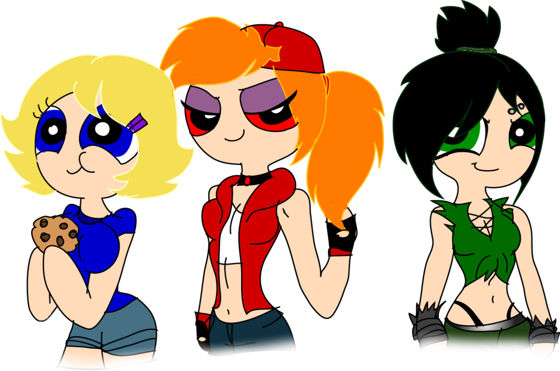 Rowdyruff Tomboys By Purfectprincessgirl - Powerpuff Girls And Rowdyruff Girl (1098x728)