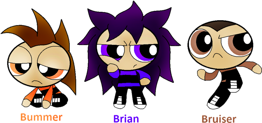 My Rowdyruff Boys By Java-mocha - All 6 Rowdyruff Boys (1024x488)