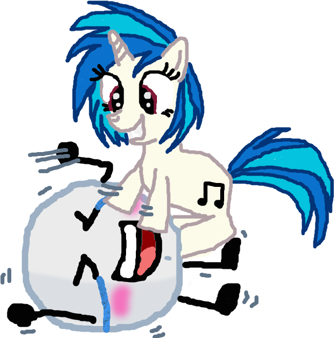 Vinyl Scratch Tickle Snowball By Thedrksiren - Snowball N Love Bfdi (807x771)