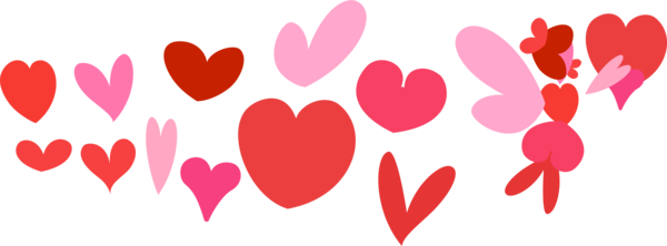 Hearts Creative Pack Free Demo By Hitryi-pryanik - Clip Art (600x222)