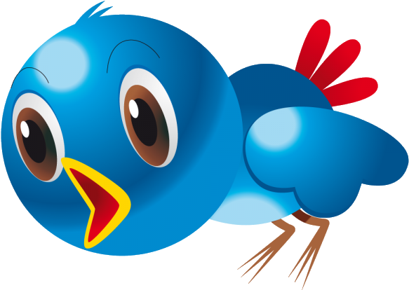 Animated Blue Bird Blue Bird Cartoon Images Cartoon - Bird Clip Art Funny (600x600)