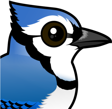 The Blue Jay Is A North American Jay, A Bird With Predominantly - Blue Jay Bird Cartoon (440x440)