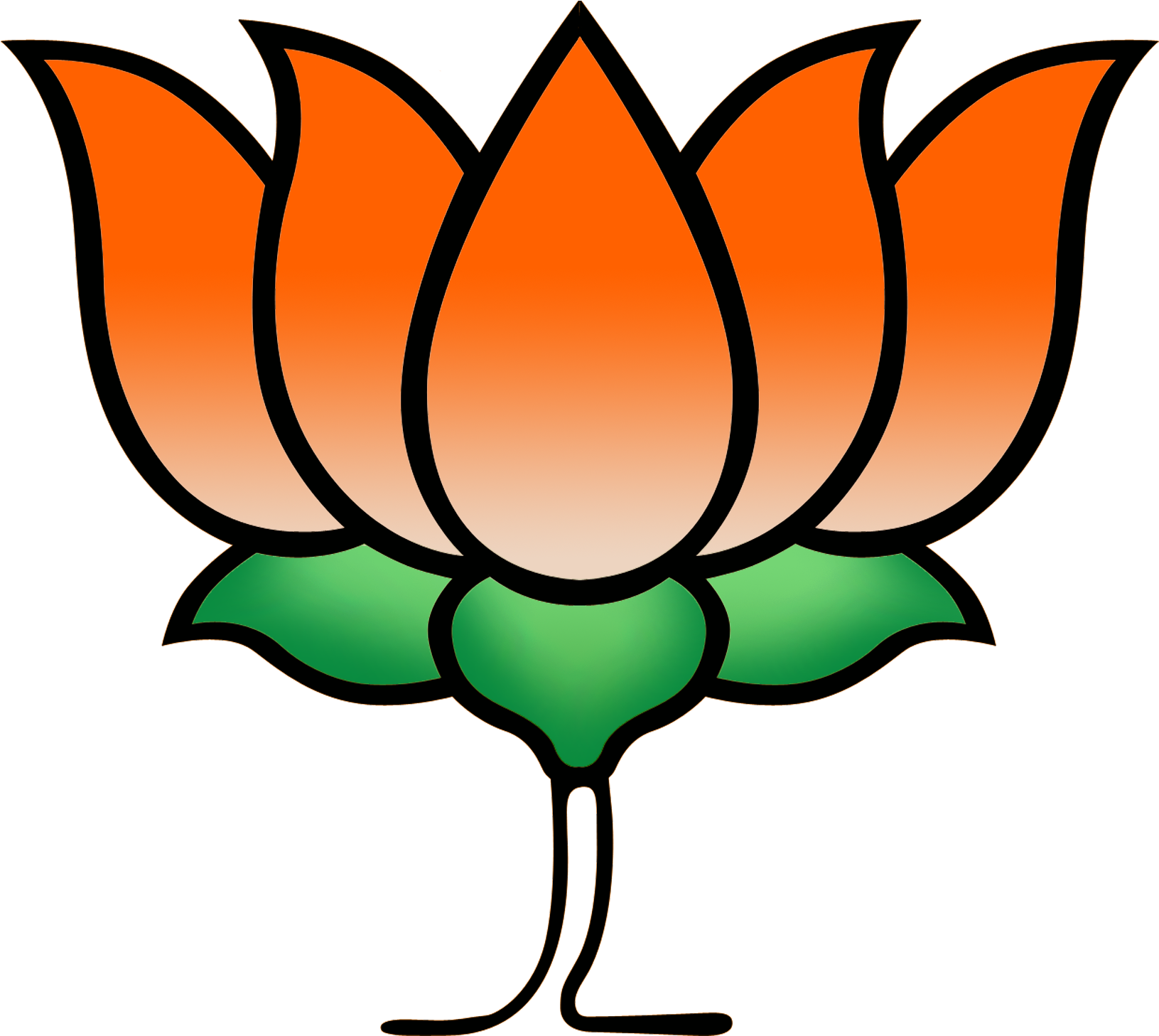 Kamal Bjp Clipart - Bjp Lotus (2048x1536)