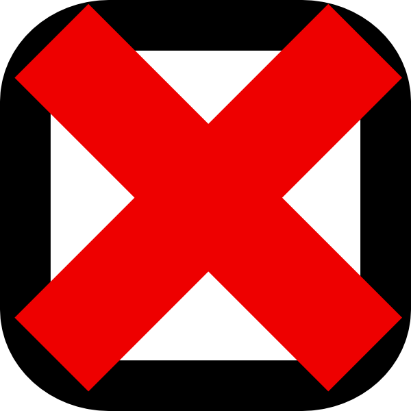 Check Mark Cheque Computer Icons Clip Art - X Checkbox Png (600x600)