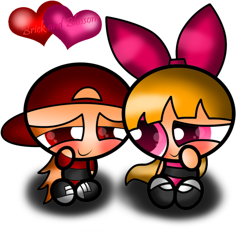 Powerpuff Girls - Powerpuff Girls Brick And Blossom (900x900)