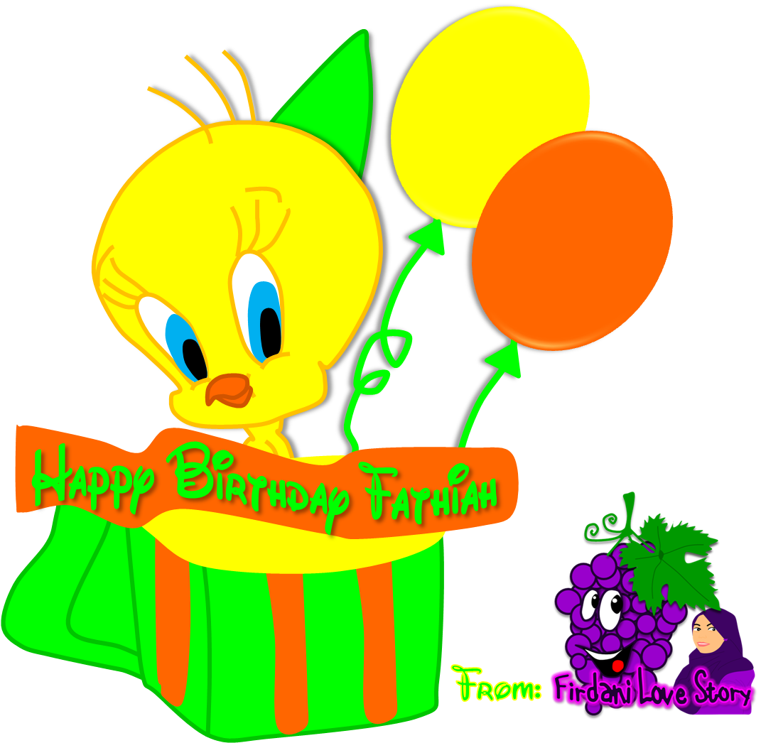 Kartun Tweety Free Cliparts That You Can Download To - Happy Birthday Tweety Clipart (1071x1046)