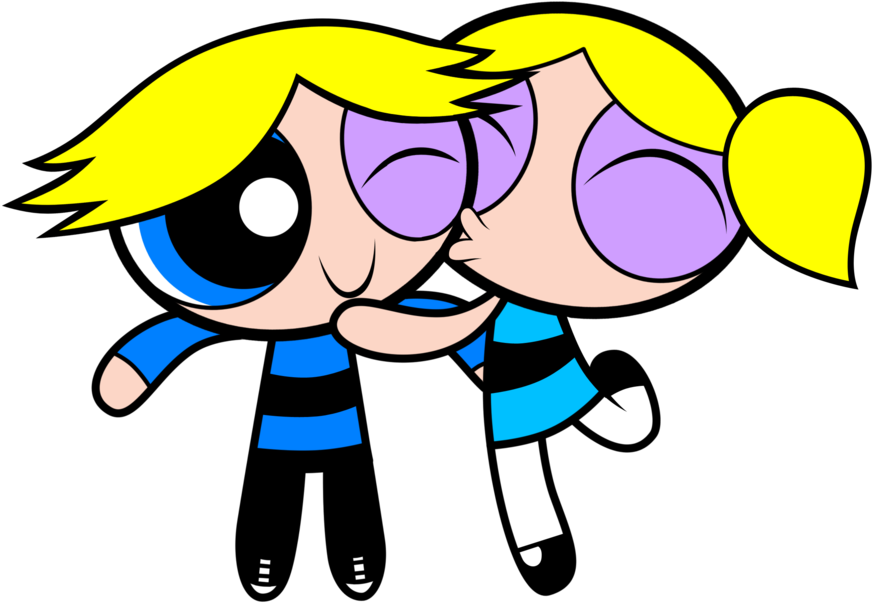 Boomer And Bubbles Kiss (900x643)