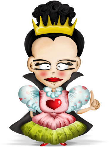 Alice In Wonderland Queen Of Hearts - Queen Of Hearts (500x500)