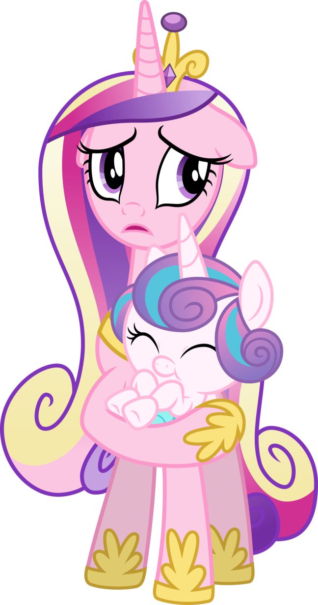 Princess Cadence And Flurry Heart By Chrzanek97 " - Princess Cadance Mlp Movie (648x1231)