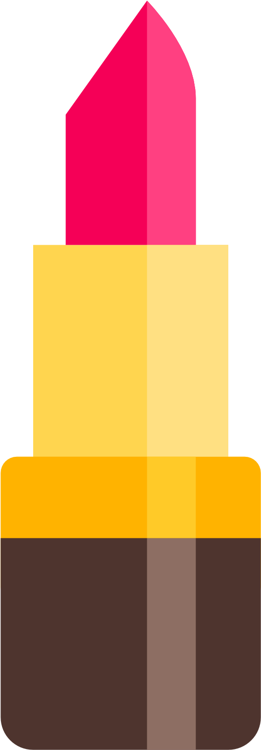 Cartoon Lipstick Clipart - Lipstick Icon Png (1600x1600)