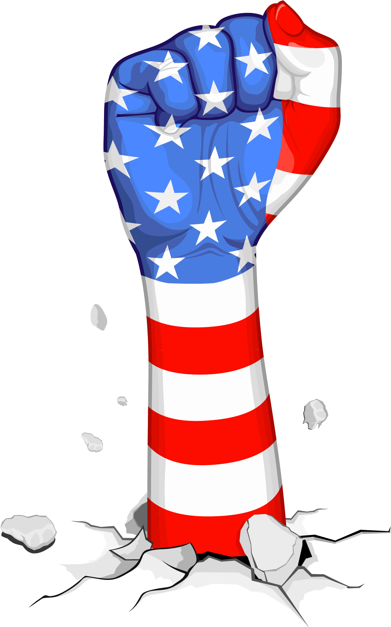 American Flag Moving Clip Art - July 4th Independence Day Quotes (1512x2316)