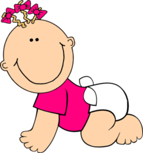 Babygirl Md - Baby Free Clipart (560x600)