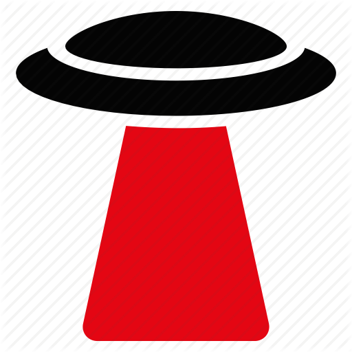 Saucer Clipart Alien Invasion - Alien Spaceship Icon (512x512)