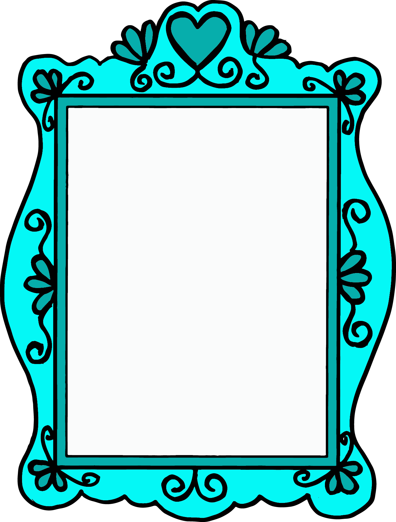 Borders And Framesprintable Framesslateclip Artcraft - Picture Frame (1348x1778)