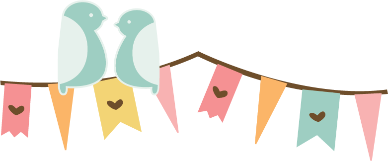Love Birds On Banner Svg Cut File For Scrapbooking - Love Banner Png (781x324)