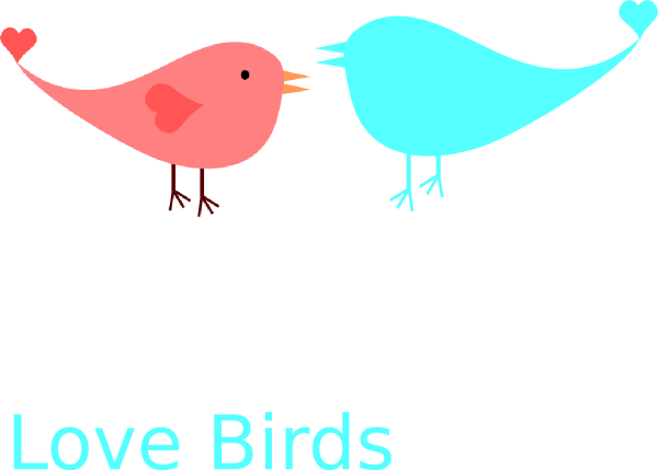 Birds With Umbrellas Clipart (600x429)