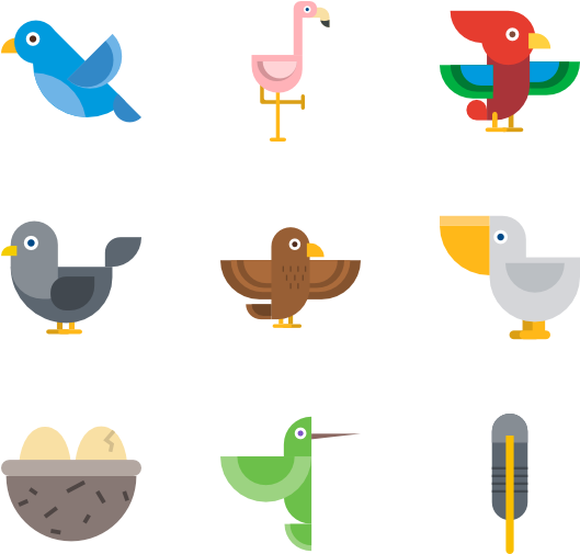 Bird Collection - Bird Icon (600x564)