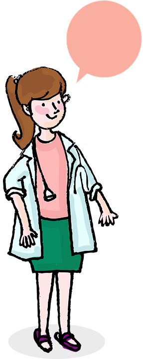 Doctors Cartoon - Cara Menggambar Dokter Perempuan (640x1280)