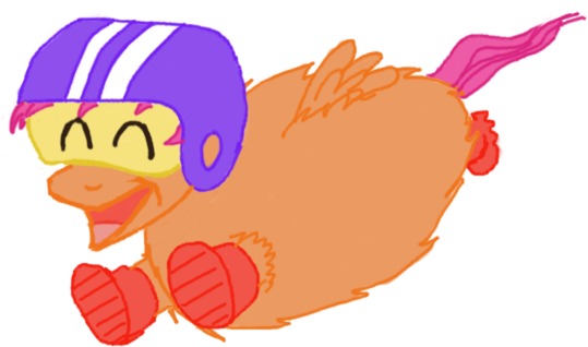 Scootato's First Flight By Jryvn - Cartoon (560x389)
