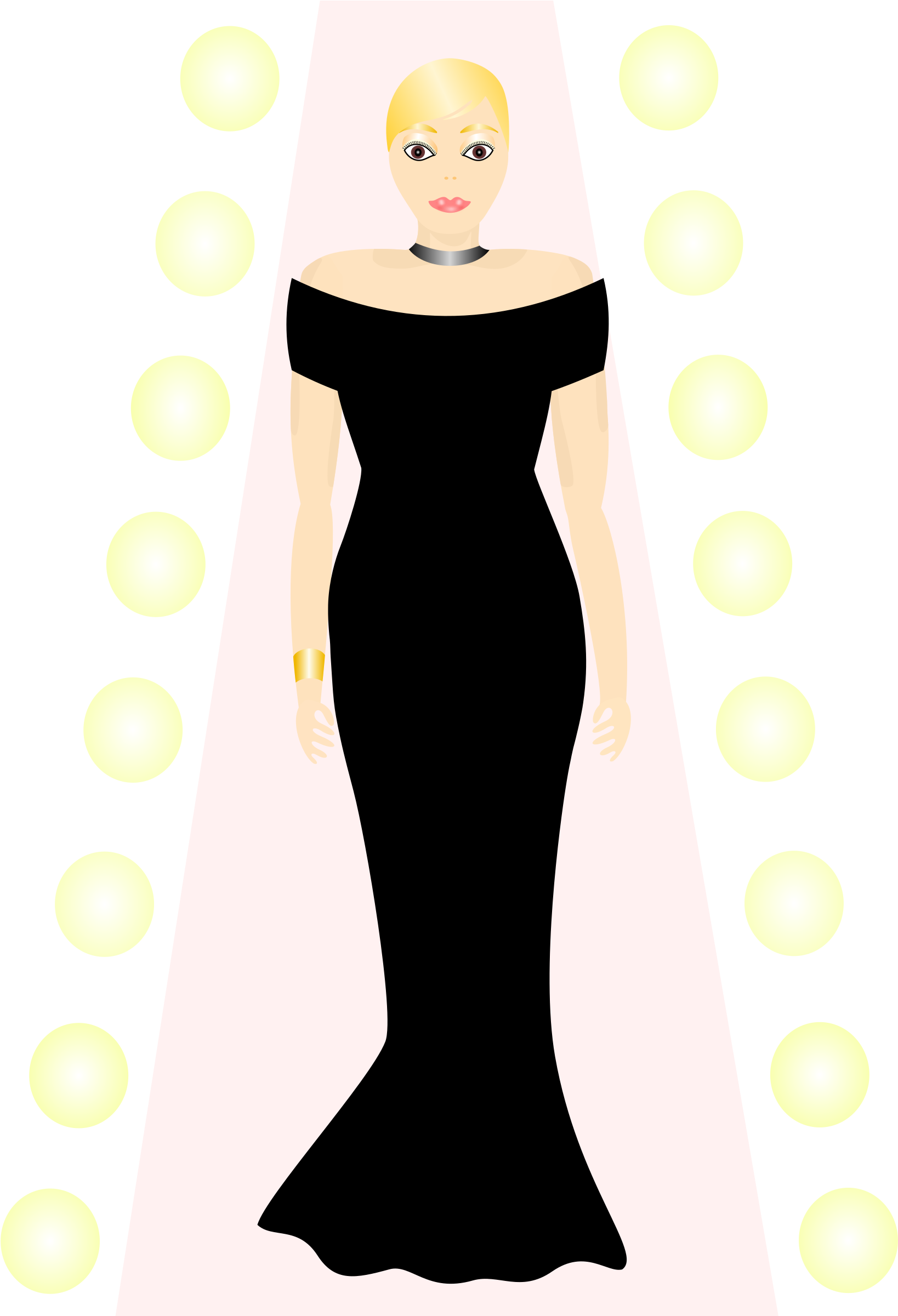 Model Clipart Runway - Dressed To The Nines Meaning (1697x2400)