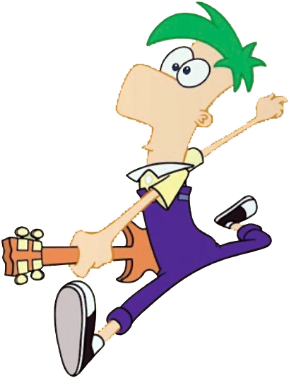 Phineas Clip Art - Roommates Phineas & Ferb Peel & Stick Giant (443x545)