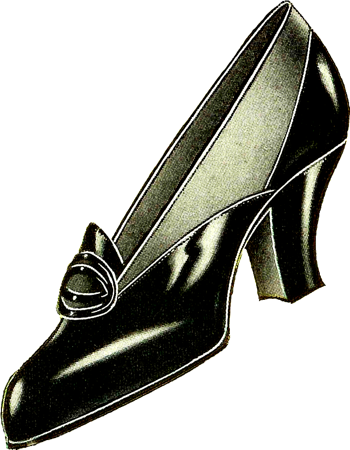 Vintage Women's Shoe Fashion Pumps With Free Blogger - Vintage Shoe Png (912x1056)