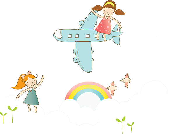Airplane Flight Cartoon Illustration - Airplane Flight Cartoon Illustration (600x458)