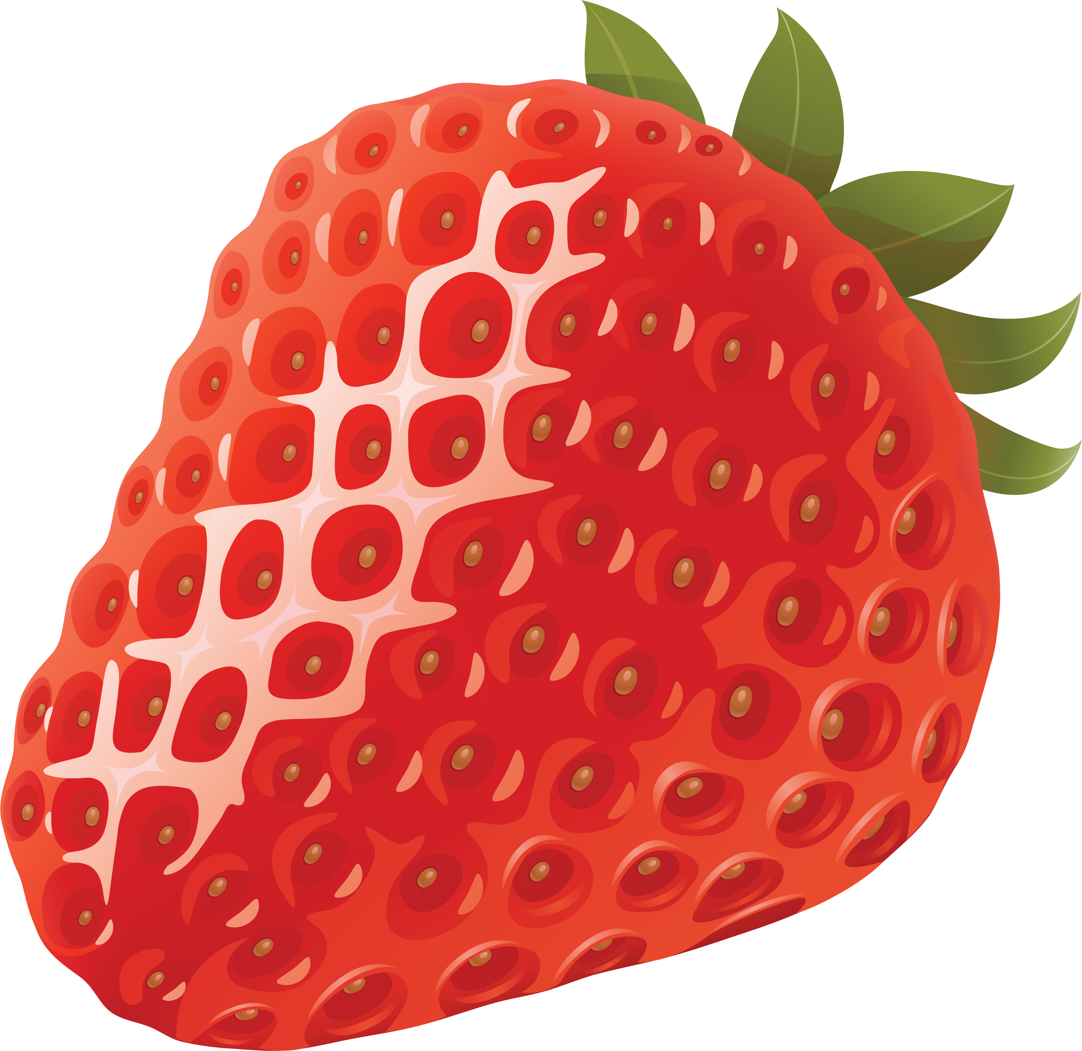 Strawberry With No Background (3490x3374)