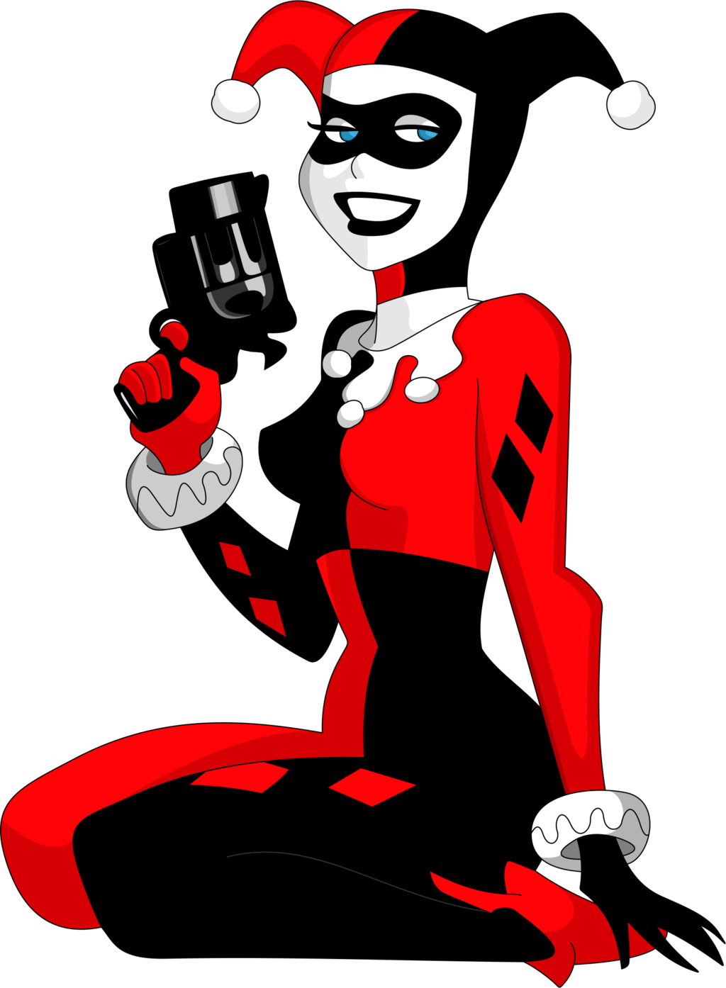 Harley Quinn Free Harley Quinn Clipart Png Png Image - Classic Harley Quinn (1024x1394)