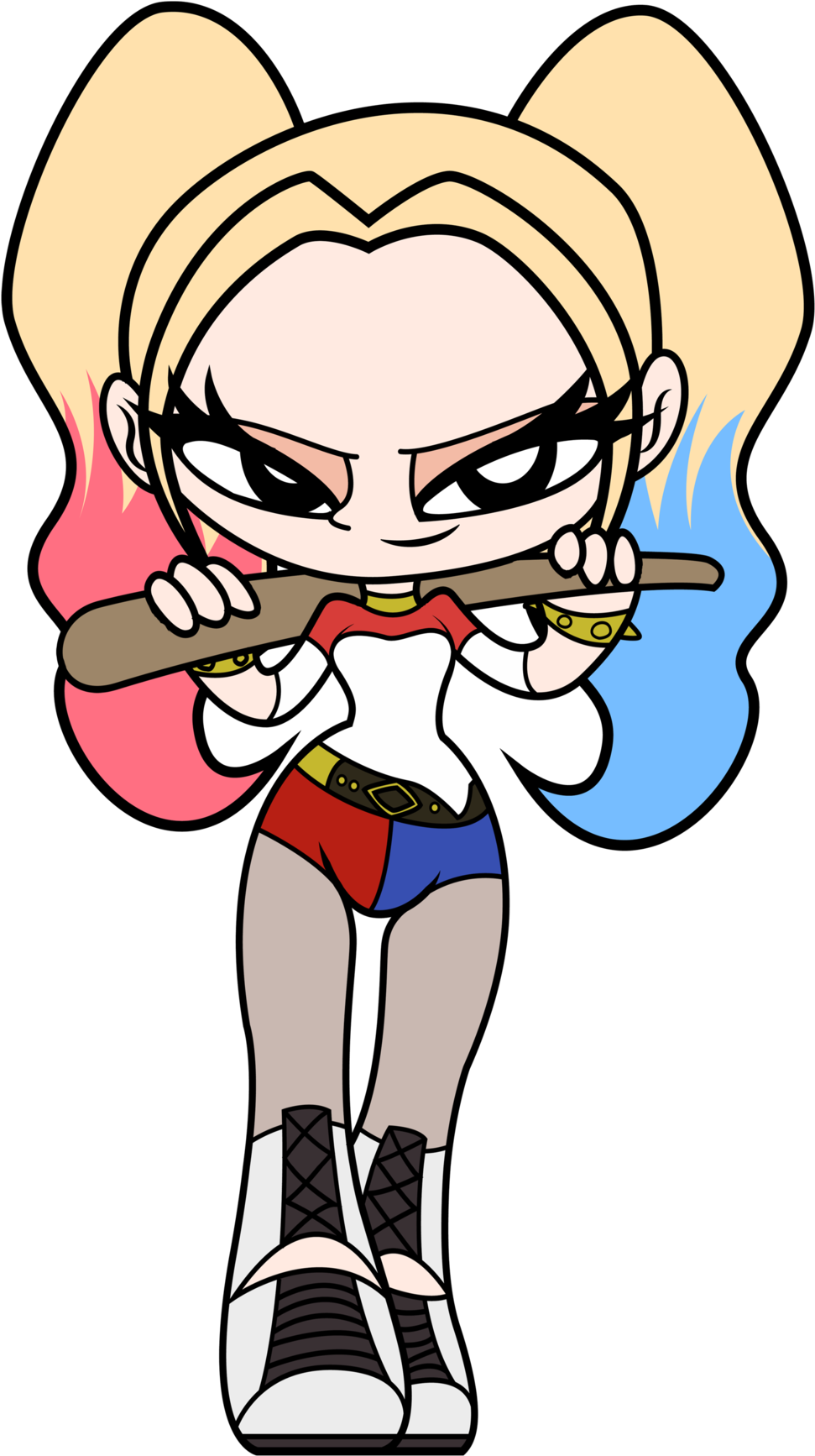 Suicide Squad Mini Harley Quinn - Harley Quinn Clip Art (1024x1787)